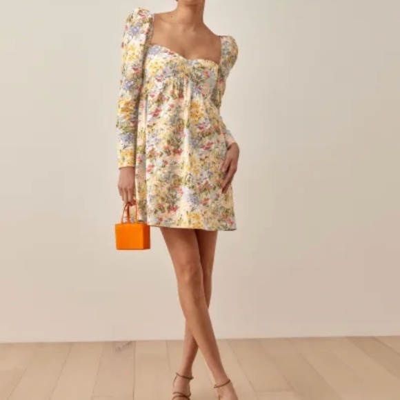 Reformation Kenzie Dress (countryside print) - Picture 4 of 5